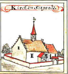 Kirch zu Siegrodt - Koci, widok oglny